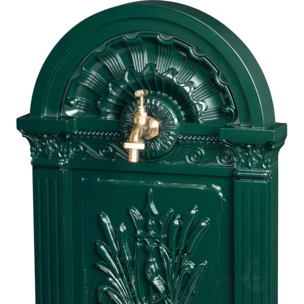 Chiuveta de gradina, aluminiu, verde inchis, 39x32x80 cm, Strend Pro