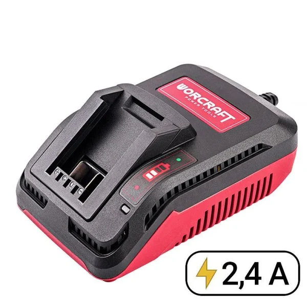Fierastrau tip sabie, cu acumulator 2 Ah, 20V Li-ion, incarcator si geanta, Worcraft