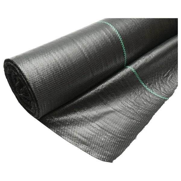 Folie antiburuieni, polipropilena, tesuta, neagra, 100 g/m2, 1.5x100 m, Breckner Germany