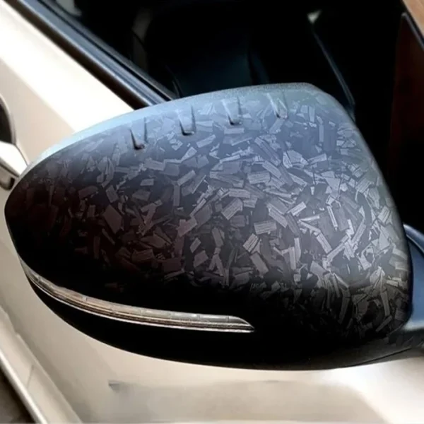 Folie auto decorativa Premium, Carbon Forjat MAT, autoadeziva, rezistenta UV, dimensiune 150 x 100cm, tehnologie bubblefree