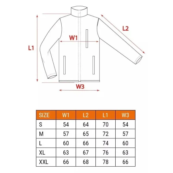 Geaca de lucru, reflectorizanta, lana polara, portocaliu, model Visibility, marimea S/48, NEO