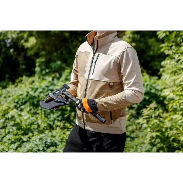 Geaca de lucru softshell, poliester, model Outdoor, bej, marimea XXXL/58, NEO