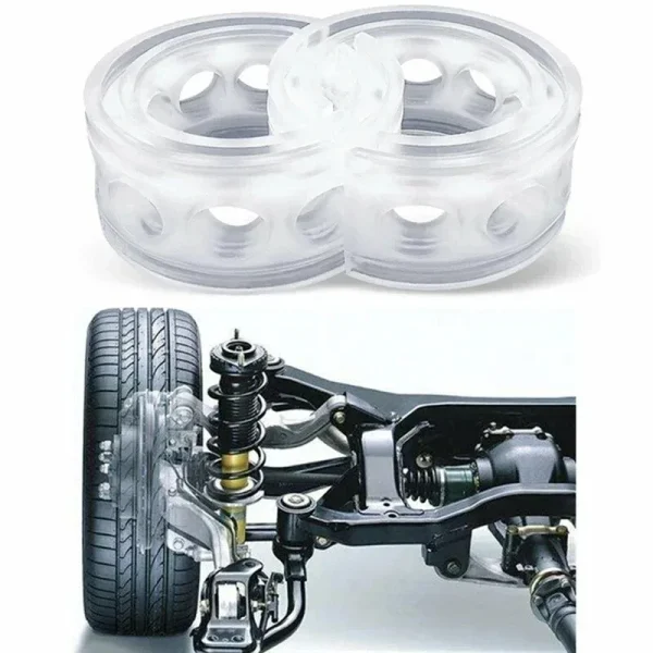 Set 2 inele distantiere pentru intarire arcuri autovehicule, material cauciuc siliconat, marime XL