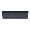 Set 2 jardiniere decorative, Ratolla Case P, antracit, 68.5x17.3x15 cm