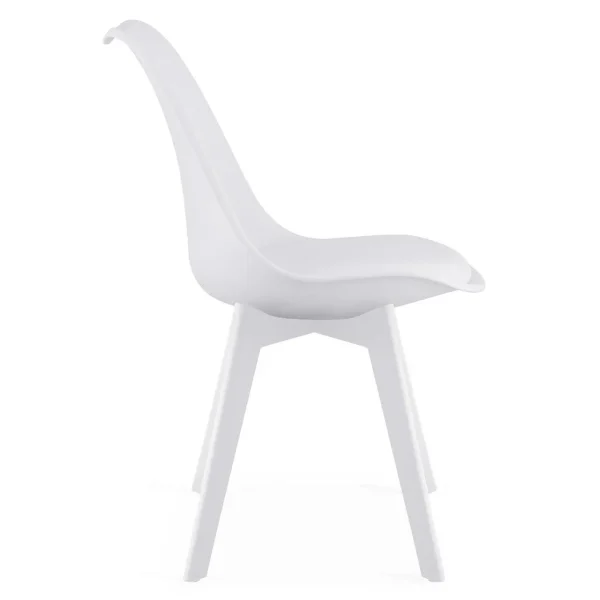 Masa de toaleta/machiaj, Antonia, sertare lucioase + scaun Mark, alb, cu oglinda si LED-uri, 155x42x135 cm