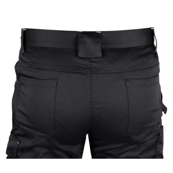 Pantaloni de lucru, bumbac, poliester, intariri genunchi, model Mix&Match, negru, marimea L/52