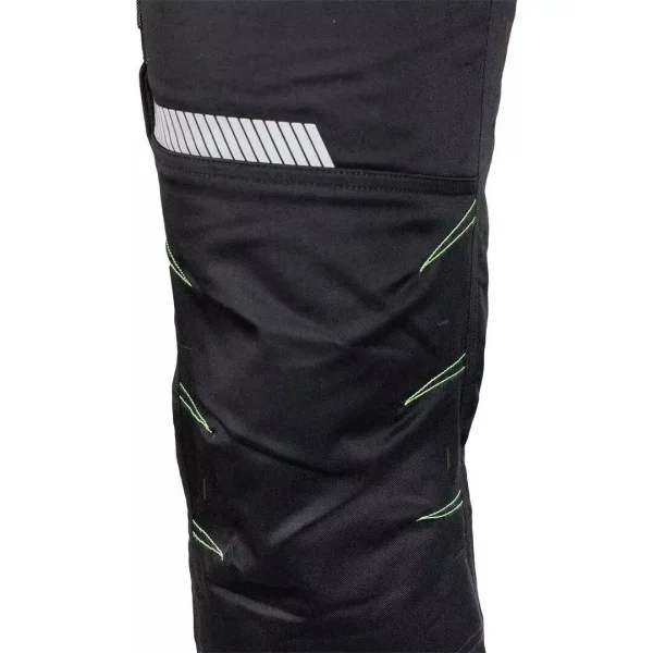 Pantaloni de lucru, bumbac, poliester, intariri genunchi, model Mix&Match, negru, marimea M/50