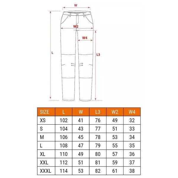 Pantaloni de lucru, bumbac, poliester, intariri genunchi, model Mix&Match, gri, marimea S/48, NEO