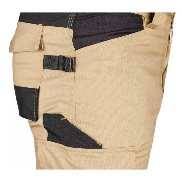 Pantaloni de lucru, poliester, bumbac, intariri genunchi, model Mix&Match, bej, marimea S/48, NEO