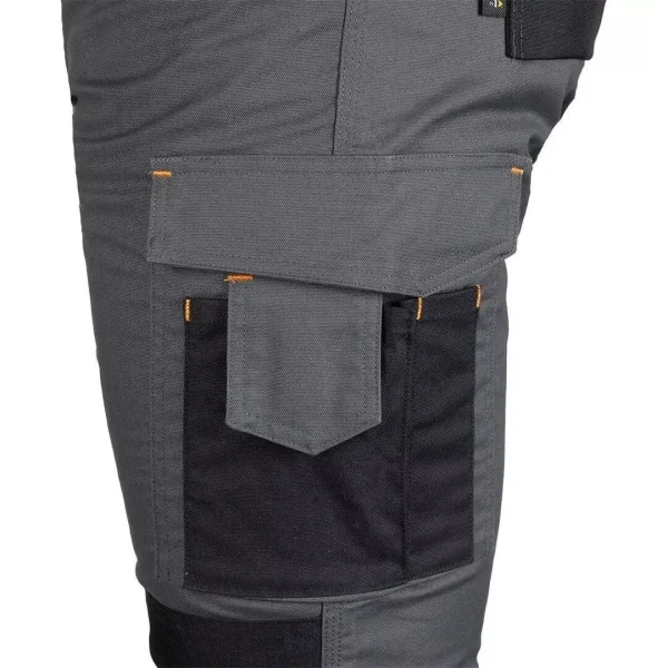 Pantaloni de lucru, poliester, bumbac, intariri genunchi, model Mix&Match, gri, marimea S/48, NEO