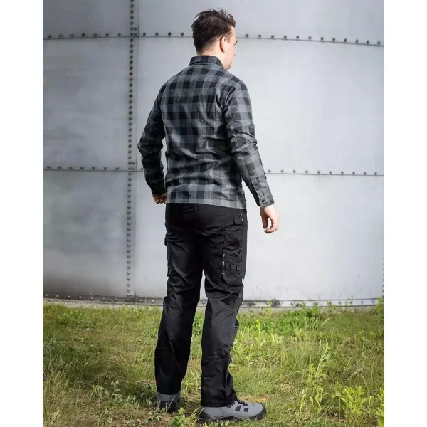 Pantaloni de lucru, bumbac, poliester, intariri genunchi, model Mix&Match, negru, marimea XL/54