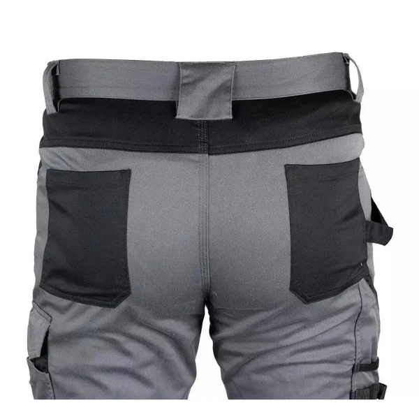 Pantaloni de lucru, bumbac, poliester, intariri genunchi, model Mix&Match, gri, marimea S/48, NEO