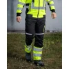 Pantaloni de lucru, reflectorizanti, negru si galben, model Hi-Vis, marimea M/50, NEO