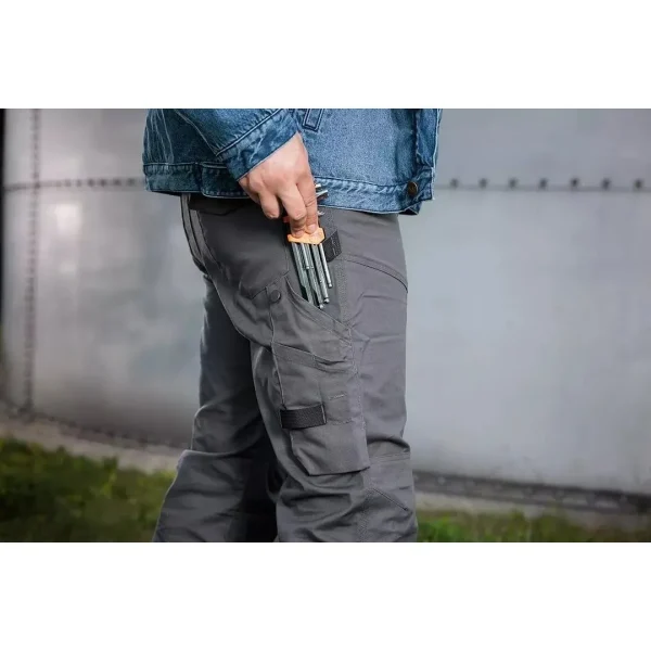 Pantaloni de lucru, bumbac si poliester, model Mix&Match, gri, marimea S/48, NEO