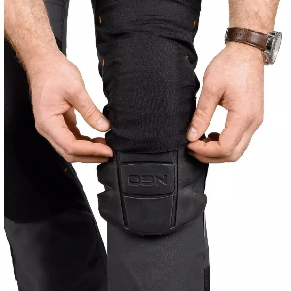 Pantaloni de lucru, poliester, bumbac, intariri genunchi, model Mix&Match, gri, marimea L/52, NEO