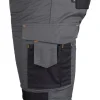 Pantaloni de lucru, poliester, bumbac, intariri genunchi, model Mix&Match, gri, marimea XXL/56, NEO
