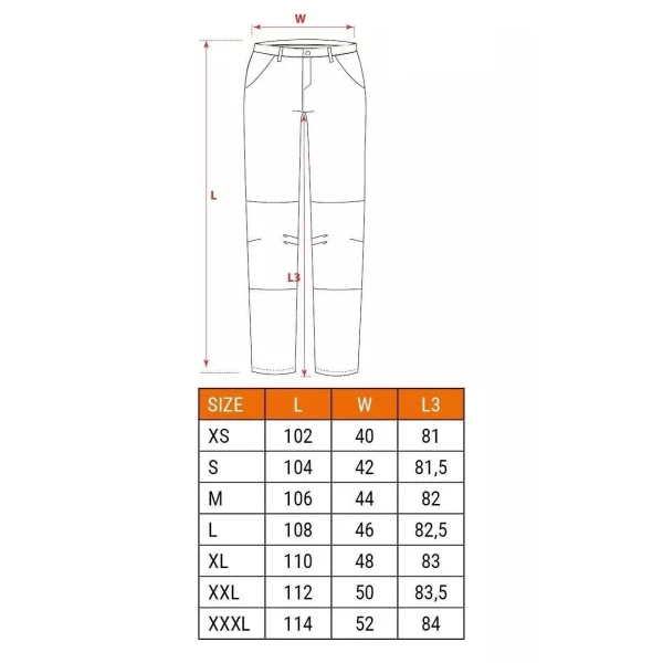 Pantaloni de lucru slim fit, cu curea, model HD, marimea S/48, NEO