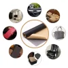 Piele Ecologica pentru reparatii, autoadeziva, dimensiune 50cm x 150 cm, culoare Neagra, pentru canapele, genti, jachete, scaune auto, mobilier