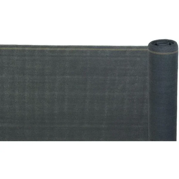 Plasa de umbrire, HDPE, UV, 150 g/mp, grad umbrire 90%, antracit, 1.5x25 m, Strend Pro
