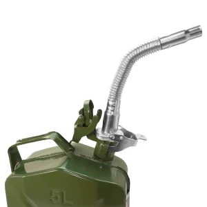 Palnie metalica detasabila pentru canistrele de 5L, 10L si 20L, fabricata din otel cu racord flexibil