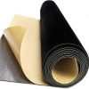 Rola material textil autoadeziv pentru reconditionari interioare auto sau incinte acustice, dimensiune 10m x 1m, culoare Neagra, grosime 2mm