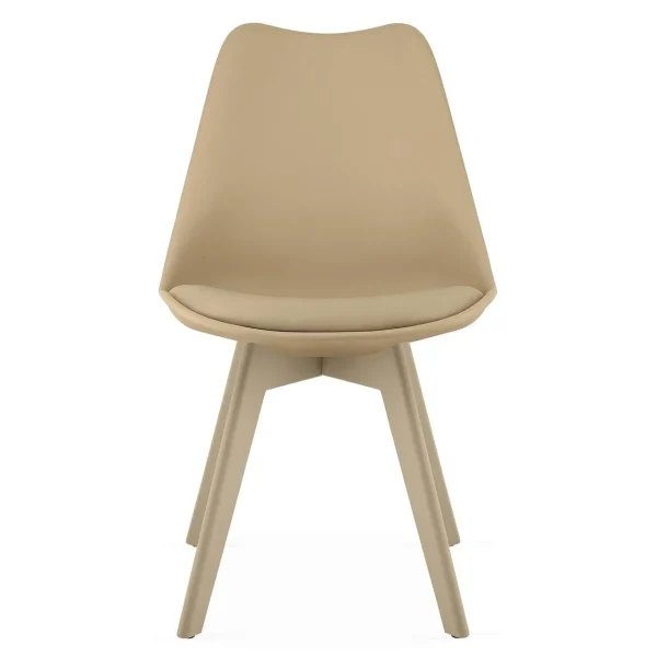 Scaun bucatarie/living, Artool, Mark, PP bej, picioare bej, 49x43x82 cm