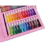 Set pictura si desen pentru copii,trusa plastic roz, 168 piese