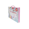Set pictura si desen pentru copii,trusa plastic roz, 168 piese