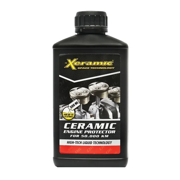 Tratament pentru motor cu Pulbere de Ceramica, flacon 500ml pentru 6 litri ulei, Xeramic