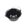 Ceaun pentru servire emailat, 0.8 L, negru perlat, Perfect Home