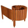 Gard de gradina decorativ din lemn
