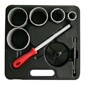 Carote diamantate, set 5 buc, 33-83 mm, Strend Pro