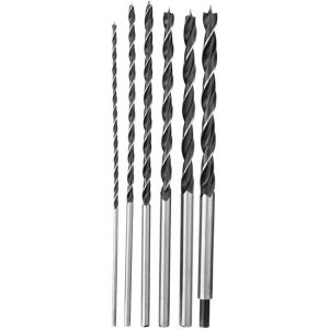 Set 6 burghie lungi pentru lemn