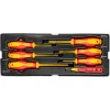 Set surubelnite izolate, late si cruce, cu creion de faza, sertar TIP A (385x150 mm) pentru dulap mobil, PH0-2, 3-5.5 mm, 60-125 mm, 7 elemente, RICHMANN EXCLUS