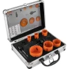 Carote bimetal pentru gaurit lemn, metal, set 9 piese, 19-57 mm, Richmann Exclusive