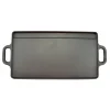 Placa gratar, fonta, dreptunghiulara, 2 fete, 50x24 cm, Perfect Home 