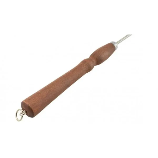 Tepuse frigarui, inox, maner lemn, 90 cm, Perfect Home 