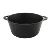 Oala de fonta cu capac, rotunda, 9 L, Perfect Home