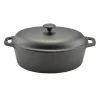 Oala de fonta cu capac, 6.5 L, Perfect Home
