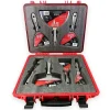 Spacluri inox profesionale, monobloc, set 5 buc, cu razuitor, spatula multifunctionala, geanta, Olejnik