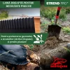 Harlet, cazma, drept, cu capat zimtat, coada fibra de sticla, 17x30x115 cm, Strend Pro Premium RedShark