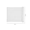 Paravan pentru balcon, terasa, gard, bej, 185 g/m2, UV, 10x1.8 m