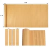 Paravan pentru balcon, terasa, gard PVC, stil bambus, 1300 g/m2, UV, 3x1 m