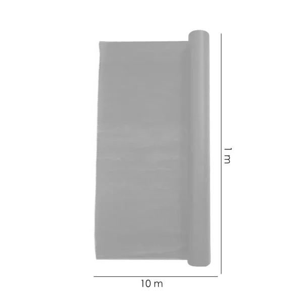 Folie antiburuieni, polipropilena, tesuta, neagra, 100 g/m2, 1x10 m