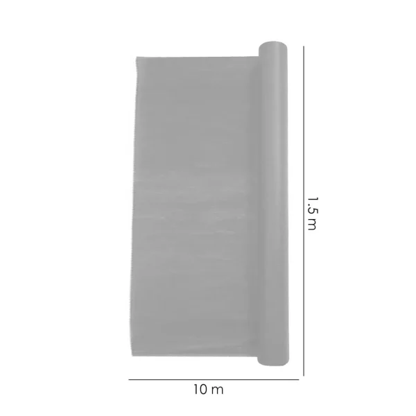 Folie antiburuieni, polipropilena, tesuta, neagra, 100 g/m2, 1.5x10 m
