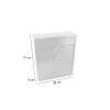 Cutie postala, maro, 26x9x31 cm, Flatblock