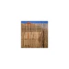 Gard/paravan din bambus natural, 5x2 m, sarma zincata