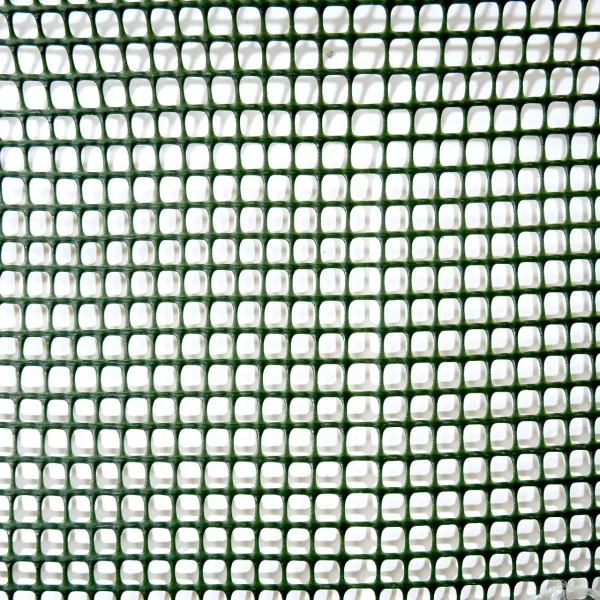 Plasa pentru gard, plastic, 300 g/m2, verde, 10x10 mm, 50x1 m