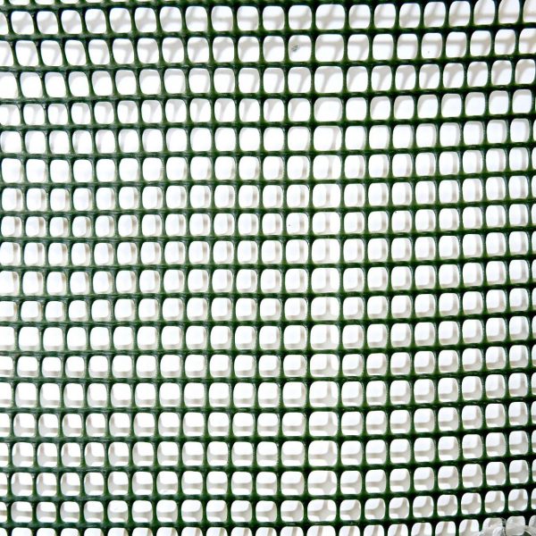 Plasa pentru gard, plastic, 300 g/m2, verde, 10x10 mm, 25x1 m