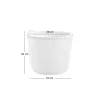 Cos rufe, 2 manere, crem, 30 L, 40x39x33 cm, Curver